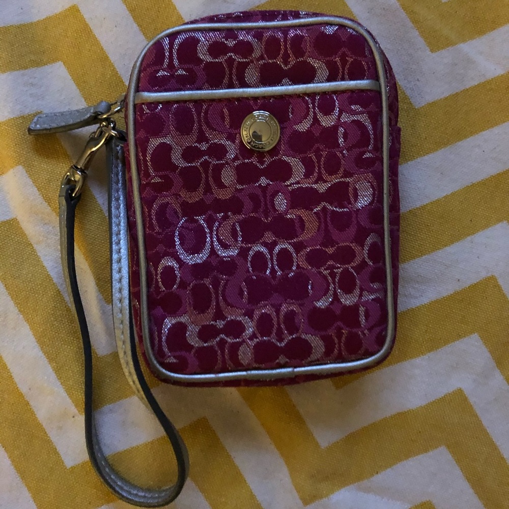 Vintage Coach wristlet